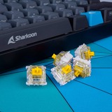 Sharkoon Gateron Pro 3.0 Yellow keyboard switches Geel/transparant, 35 stuks