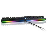 Sharkoon SKILLER SGK40, gaming toetsenbord Zwart, BE Lay-out, Huano Red, RGB leds