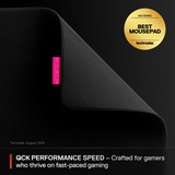 SteelSeries QcK Performance Speed gaming muismat Zwart, XL