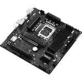 ASRock B760M PG LIGHTNING WIFI socket 1700 moederbord Zwart/grijs, RAID, 2.5Gb-LAN, WLAN, BT, Sound, µATX