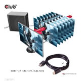 Club 3D Gecertificeerde Ultra High Speed HDMI 2.1 kabel Zwart, 1 meter, 8K