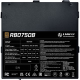 Lian Li RB 750 watt voeding  Zwart, 1x 12V-2x6, 2x PCIe