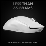 Logitech G PRO X SUPERLIGHT Wireless gaming muis Wit, 100 - 25.600 dpi