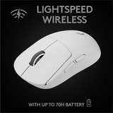 Logitech G PRO X SUPERLIGHT Wireless gaming muis Wit, 100 - 25.600 dpi
