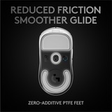 Logitech G PRO X SUPERLIGHT Wireless gaming muis Wit, 100 - 25.600 dpi