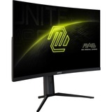 MSI MAG 321CUPDF 31.5" 4K UHD Curved gaming monitor Zwart, 2x HDMI, DisplayPort, USB-C, AMD Free-Sync, 160 Hz / 320 Hz