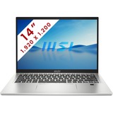 MSI Prestige 14 Evo (B13M-273BE) 14" laptop Zilver | Core i7-13700H | Iris Xe Graphics | 16 GB | 1 TB SSD