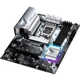 ASRock Z790 PRO RS socket 1700 moederbord Zilver/zwart, RAID, 2.5 Gb-LAN, Sound, ATX