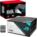 ASUS ROG THOR 850W Platinum II voeding  Zwart, 3x PCIe, 1x 12VHPWR, Kabelmanagement