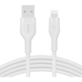 Belkin BoostCharge Flex USB-A-kabel met Lightning-connector Wit, 3 meter
