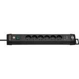 Brennenstuhl Premium-Line stekkerdoos met USB 6-voudig stekkerdoos Zwart