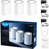 Cudy BE3600 mesh router Wit, 3 stuks