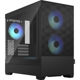 Fractal Design Pop Mini Air RGB Black TG Clear Tint midi tower behuizing Zwart | 2x USB-A | RGB | Window