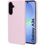 Mobiparts Samsung Galaxy A36 - Slim Line MagSafe Case telefoonhoesje Roze