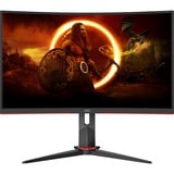 AOC C27G2Z3/BK 27" Curved gaming monitor Zwart/rood, 280Hz, HDMI, DisplayPort