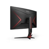 AOC C27G2Z3/BK 27" Curved gaming monitor Zwart/rood, 280Hz, HDMI, DisplayPort