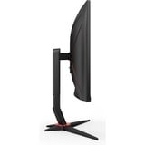 AOC C27G2Z3/BK 27" curved gaming monitor Zwart/rood, 2x HDMI, DisplayPort, 280 Hz (OC)