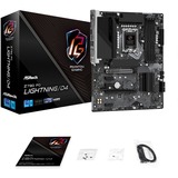 ASRock Z790 PG LIGHTNING/D4 socket 1700 moederbord Zwart/grijs, RAID, 2,5Gb-LAN, Sound, ATX