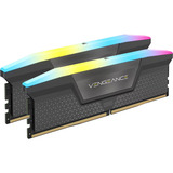 Corsair 64 GB DDR5-6000 (2x 32 GB) Kit werkgeheugen Grijs, CMH64GX5M2D6000Z40, Vengeance RGB, XMP, EXPO