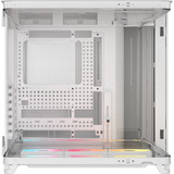 Corsair AIR 5400 LX-R LINK midi tower behuizing Wit | 3x USB-C | RGB | Tempered Glass