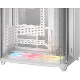 Corsair AIR 5400 LX-R LINK midi tower behuizing Wit | 3x USB-C | RGB | Tempered Glass