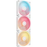 Corsair iCUE LINK LX120-R RGB Reverse Fans Starter Kit case fan Wit, 3 stuks, 4-pin PWM