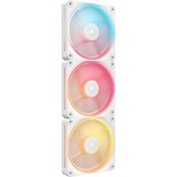 Corsair iCUE LINK LX120-R RGB Reverse Starter Kit case fan Wit, 3 stuks, 4-pin PWM