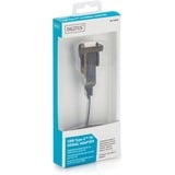 Digitus 9-pin serieel naar USB-C kabel Zwart, 1 meter
