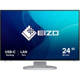 EIZO FlexScan EV2495-WT 24.1" monitor Wit, HDMI, DisplayPort, 3x USB-A, USB-B, 2x USB-C, RJ-45