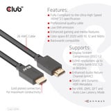 Club 3D Ultra High Speed HDMI 2.1 kabel Zwart, 4 meter, 8K