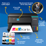 Epson EcoTank ET-2950 all-in-one inkjetprinter Zwart, Scannen, Kopiëren, Wi-Fi, inclusief tot 3 jaar inkt