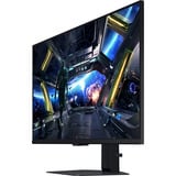 Samsung Odyssey G7 G70F 27" 4K UHD gaming monitor Zwart, 2x HDMI, DisplayPort, 2x USB-A, USB-B, 180 Hz / 360 Hz