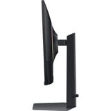 Samsung Odyssey G7 G70F 27" 4K UHD gaming monitor Zwart, 2x HDMI, DisplayPort, 2x USB-A, USB-B, 180 Hz / 360 Hz