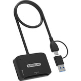 Sitecom eID USB-C en USB-A kaartlezer Zwart