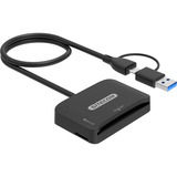 Sitecom eID USB-C en USB-A kaartlezer Zwart