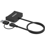 Sitecom eID USB-C en USB-A kaartlezer Zwart