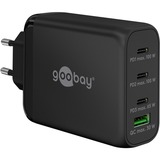 goobay 100W GaN USB-C PD Multiport Quick Charger Zwart