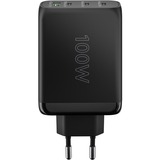 goobay 100W GaN USB-C PD Multiport Quick Charger Zwart