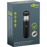 goobay Cordless Mini Vacuum Cleaner Superior handstofzuiger Zwart