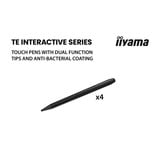 iiyama Prolite TE8613A-B2AG 85.6" 4K Ultra HD Public Display Zwart, HDMI, DisplayPort, Audio, LAN, USB, WiFi-6E, Bluetooth 5.0, Android, Touch