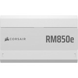 Corsair RM850e (2025) White, 850 Watt voeding  Wit, 1x 12VHPWR, 2x PCIe, Kabel-Management