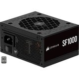 Corsair SF1000, 1000 Watt voeding  Zwart, 3x PCIe, 1x 12VHPWR, Kabelmanagement