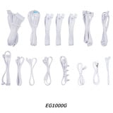 Lian Li EDGE GOLD 1000 modulaire 1000 watt voeding  Wit, 1x 12V-2x6, 4x PCIe, 4x USB-header hub