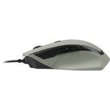 Sharkoon SHARK Force II gaming muis Grijs, 400 - 4200 dpi, Meerkleurige leds