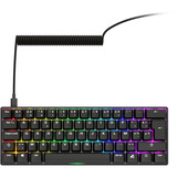 Sharkoon SKILLER SGK50 S4 Gen2 PBT, gaming toetsenbord Zwart, BE Lay-out, Gateron G Pro 3.0 Yellow, RGB leds, Hot-swappable, 60%