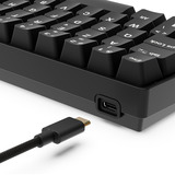 Sharkoon SKILLER SGK50 S4 Gen2 PBT, gaming toetsenbord Zwart, BE Lay-out, Gateron G Pro 3.0 Yellow, RGB leds, Hot-swappable, 60%