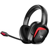 Trak Racer Draadloze gaming headset over-ear  Zwart/rood