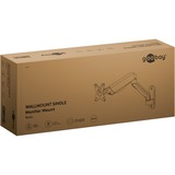goobay Single Monitor Wall Mount, 17 tot 32 inch wandmontage  Zwart