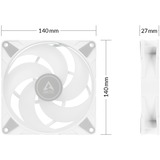 ARCTIC P14 PWM PST A-RGB case fan Wit, 4-pin PWM