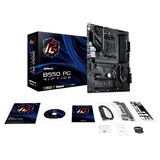ASRock B550 PG Riptide socket AM4 moederbord Donkergrijs, RAID, 2.5Gb-LAN, Sound, ATX